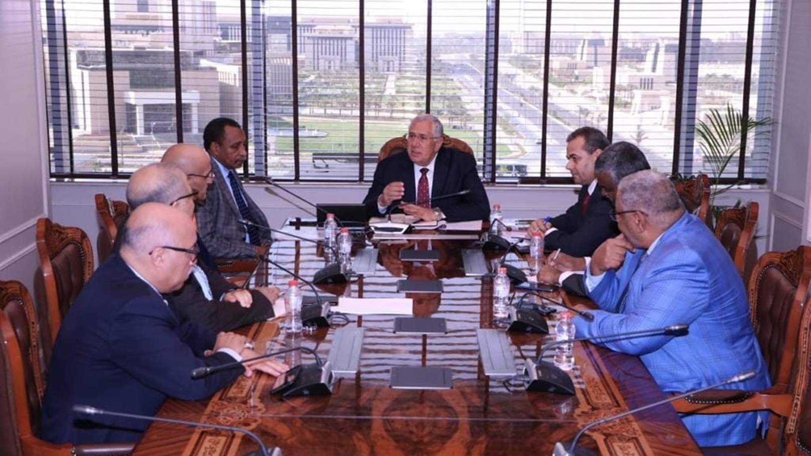 وزير الزراعة يجتمع مع المنظمة العربية للتنمية الزراعية لبحث التعاون في المجال الزراعي بين الدول العربية