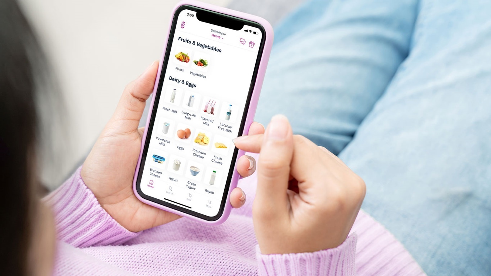 الشراء من الأبلكيشن