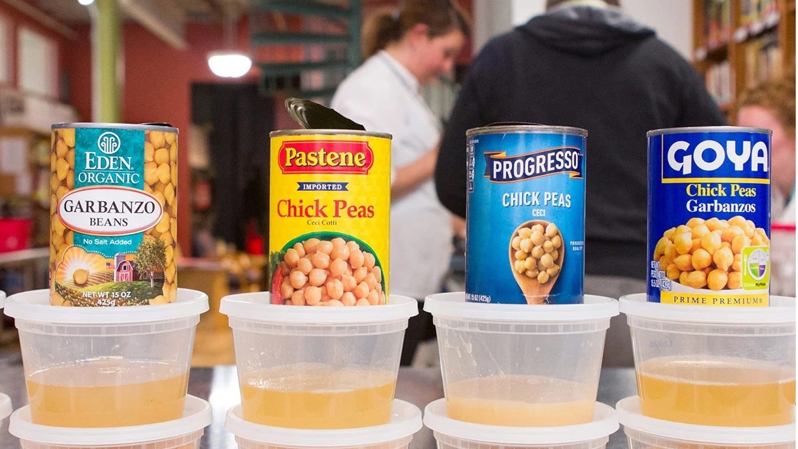 الحمص في السلاسل التجارية