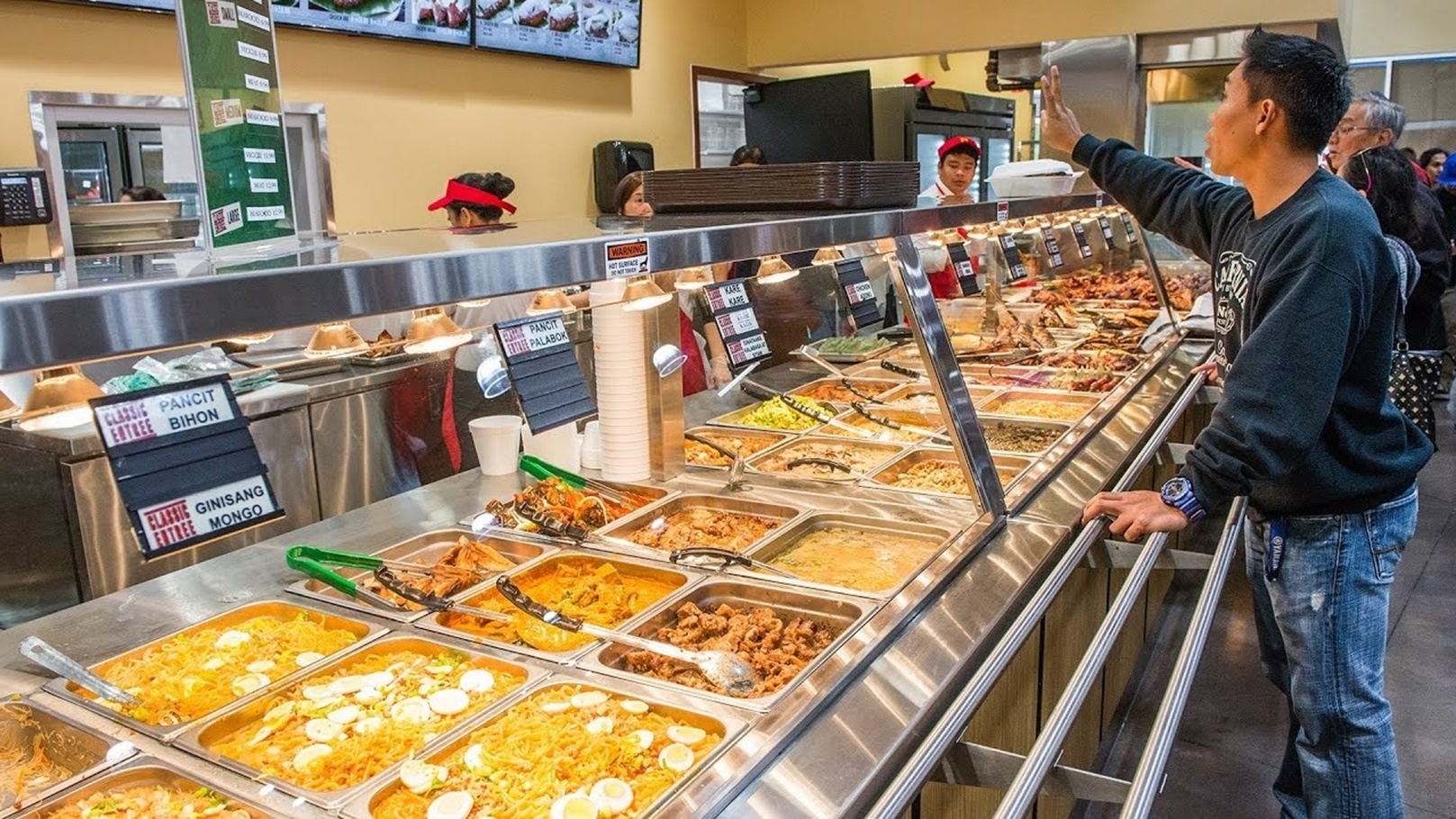 المأكولات البحرية في المتاجر